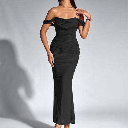 Classic elegant statement evening dress for women | Eunoia -2