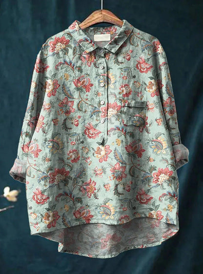 Elegant everyday relaxed blouse for women | Anita -1