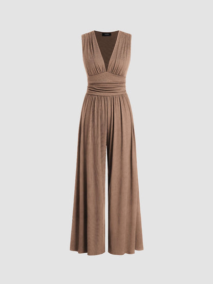 Classic feminine flowy jumpsuit for women | Charity -4