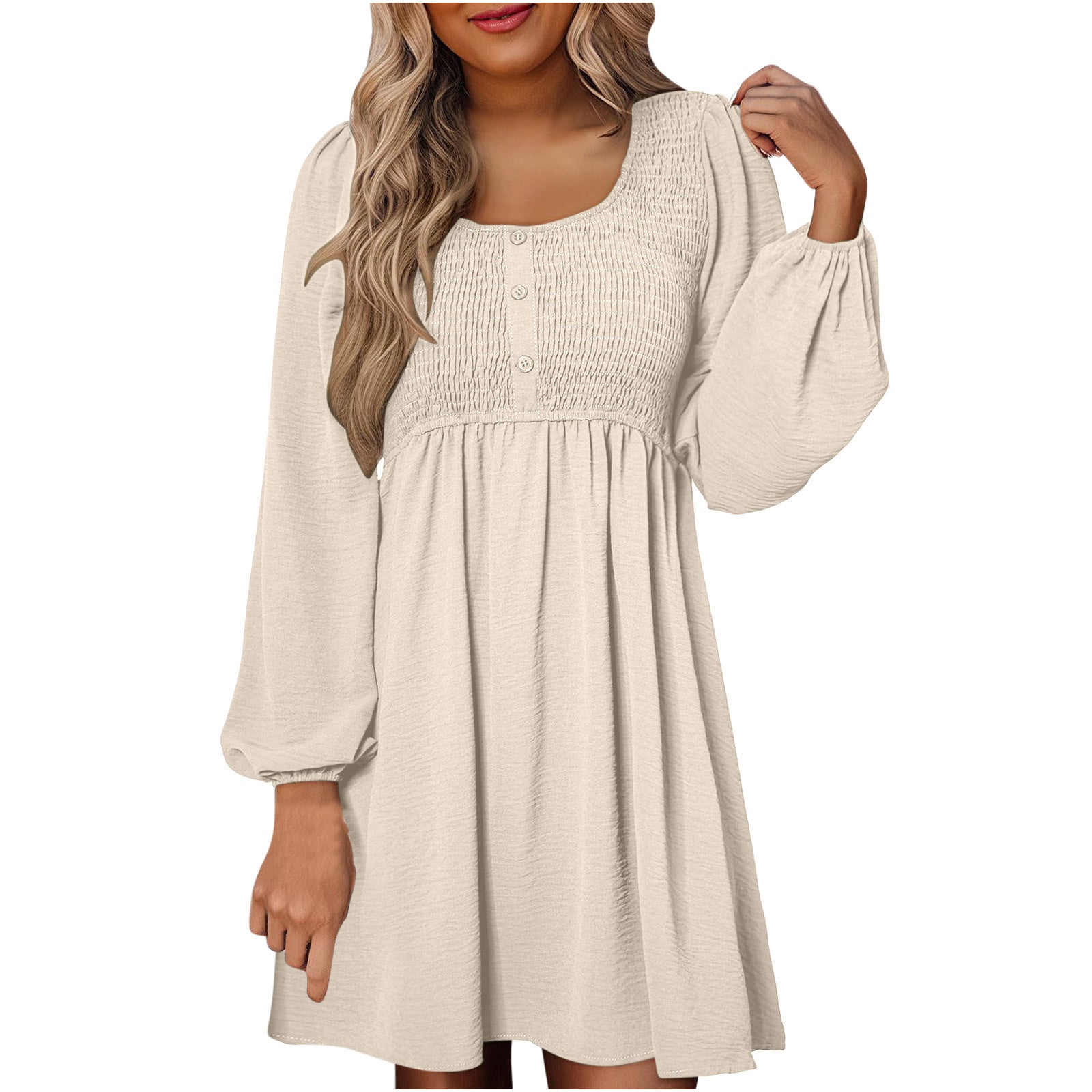 Classic everyday relaxed dress for women | Harper -1