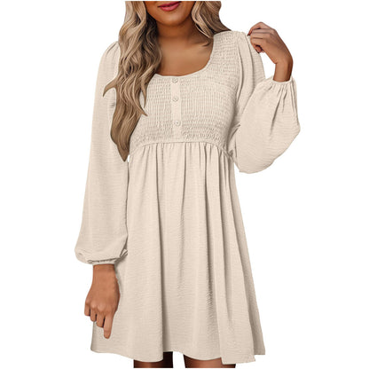 Classic everyday relaxed dress for women | Harper -1