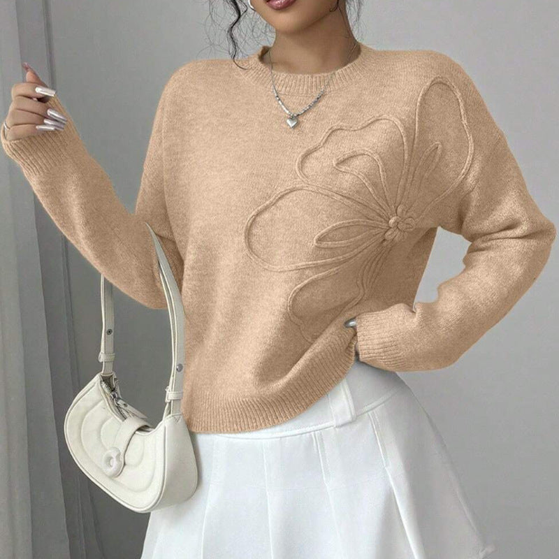 Classic soft relaxed jumper for women -2
