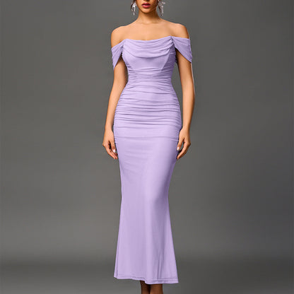 Classic elegant statement evening dress for women | Eunoia -7