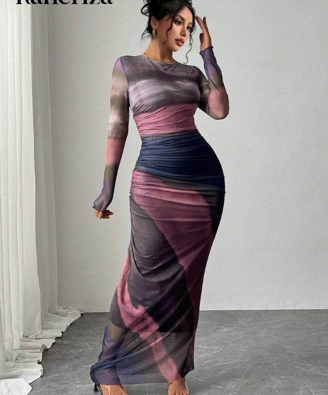 Flowy everyday relaxed maxi dress for women | Torina -10