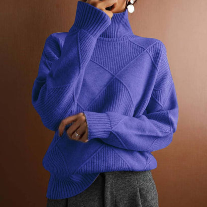 Classic soft ribbed jumper for women | Solenne -12