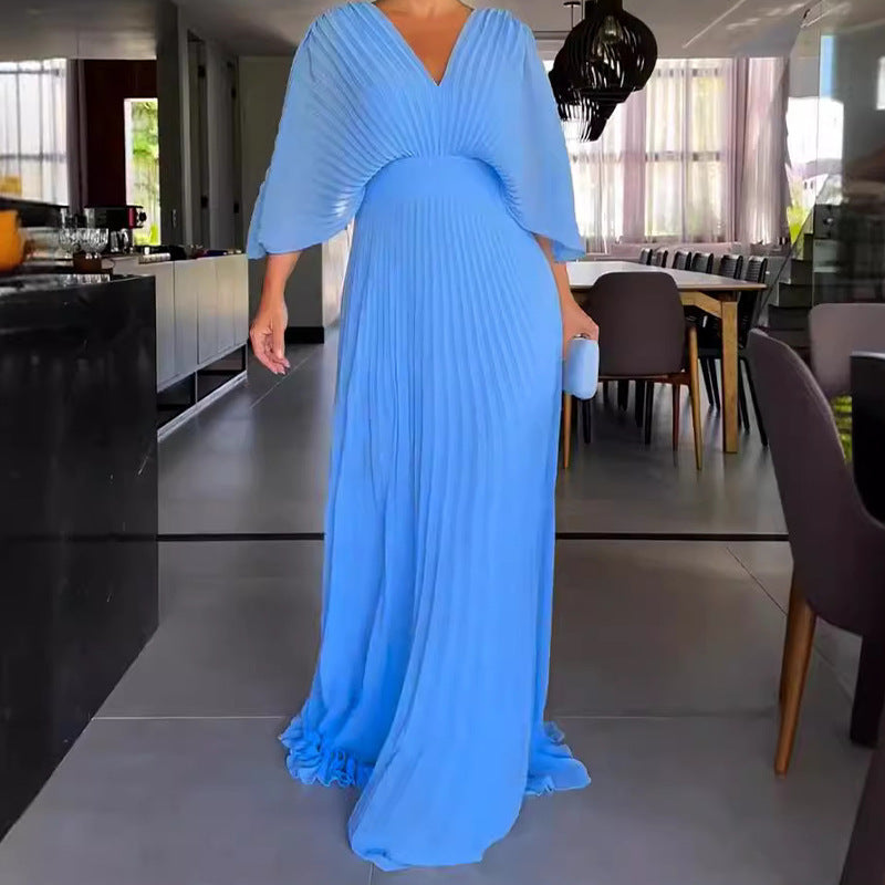 Elegant flowy everyday maxi dress for women | RIA -10