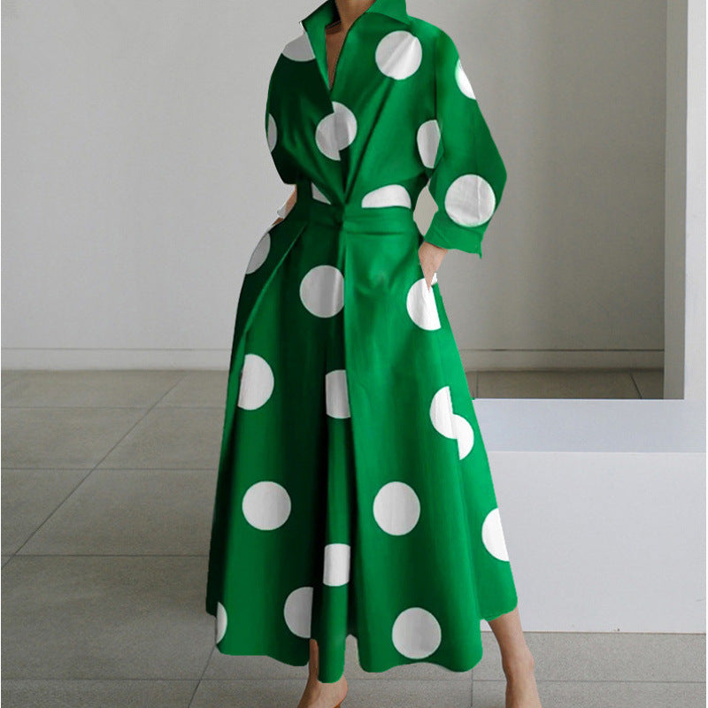 Classic elegant relaxed maxi dress for women | Sofer -11