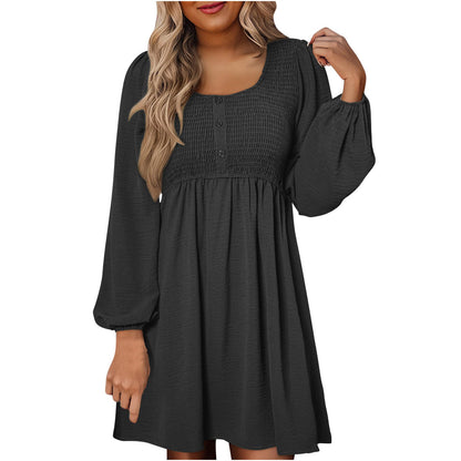 Classic everyday relaxed dress for women | Harper -3