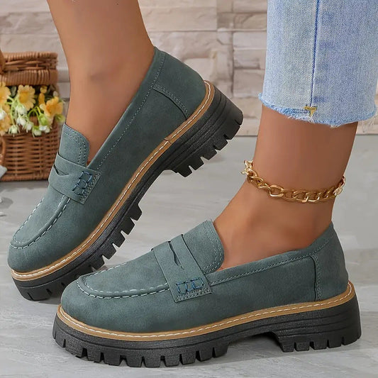 Classic elegant slip-on loafers for women | Fana -1