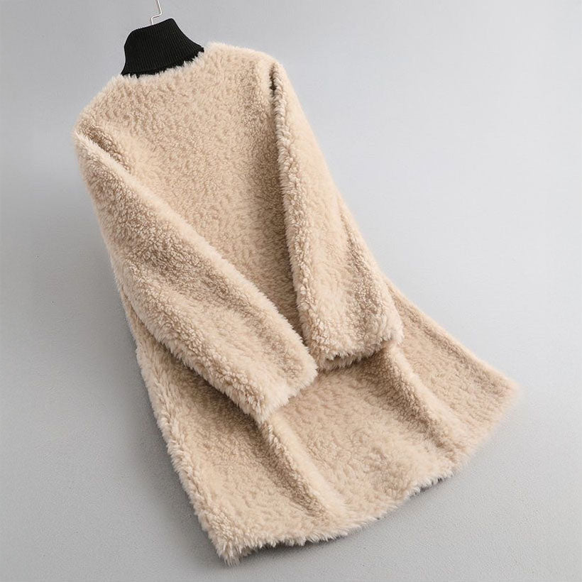 Classic elegant insulated coat for women | Amalia -4
