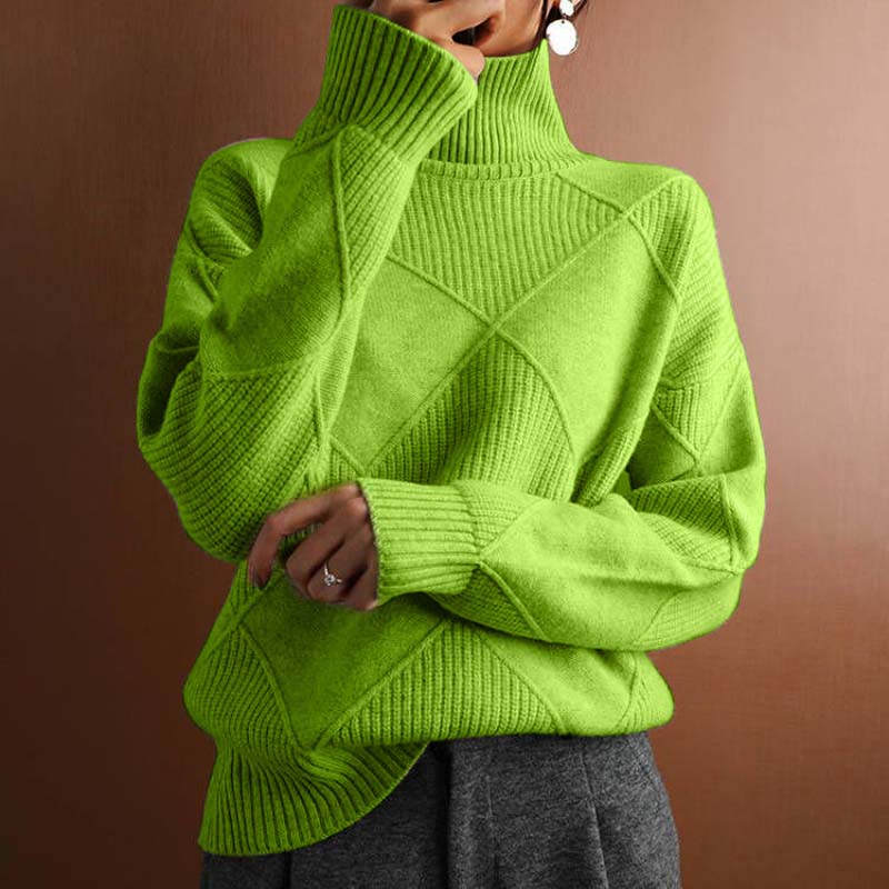 Classic soft ribbed jumper for women | Solenne -14