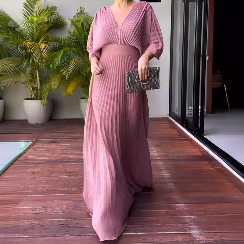 Elegant flowy everyday maxi dress for women | RIA -12