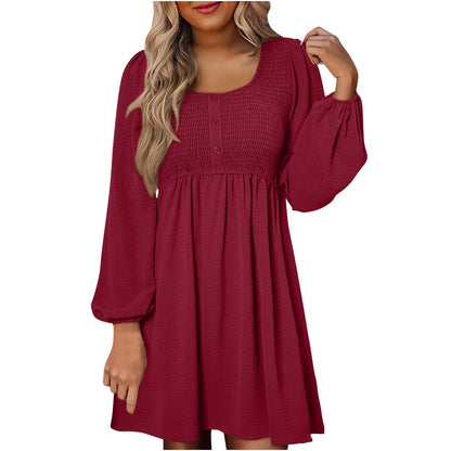 Classic everyday relaxed dress for women | Harper -4