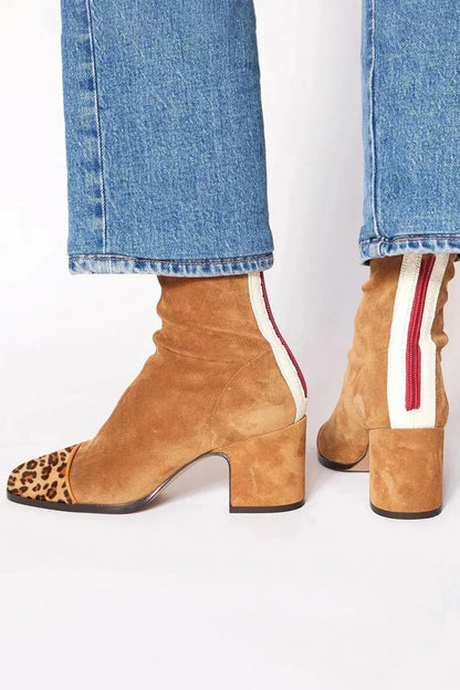 Classic rugged leather boots for women | Aria -6