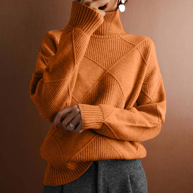 Classic soft ribbed jumper for women | Solenne -11