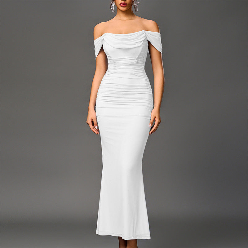 Classic elegant statement evening dress for women | Eunoia -5