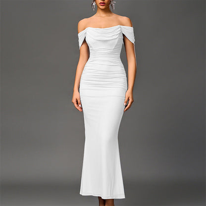 Classic elegant statement evening dress for women | Eunoia -5