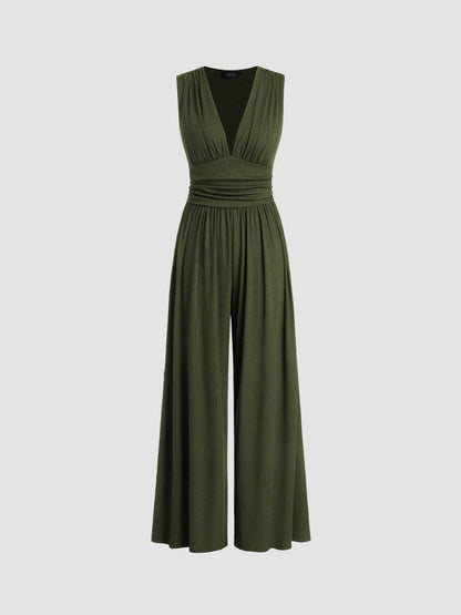Classic feminine flowy jumpsuit for women | Charity -3
