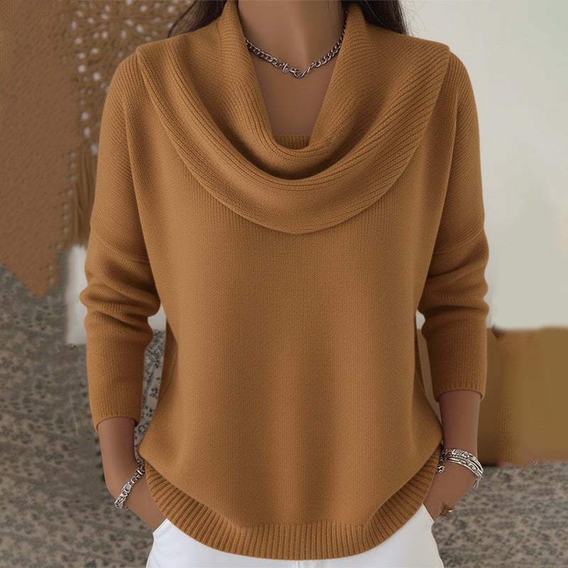 Classic soft relaxed jumper for women | Aveline -4