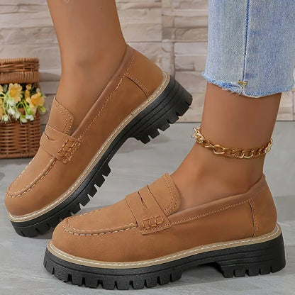 Classic elegant slip-on loafers for women | Fana -4