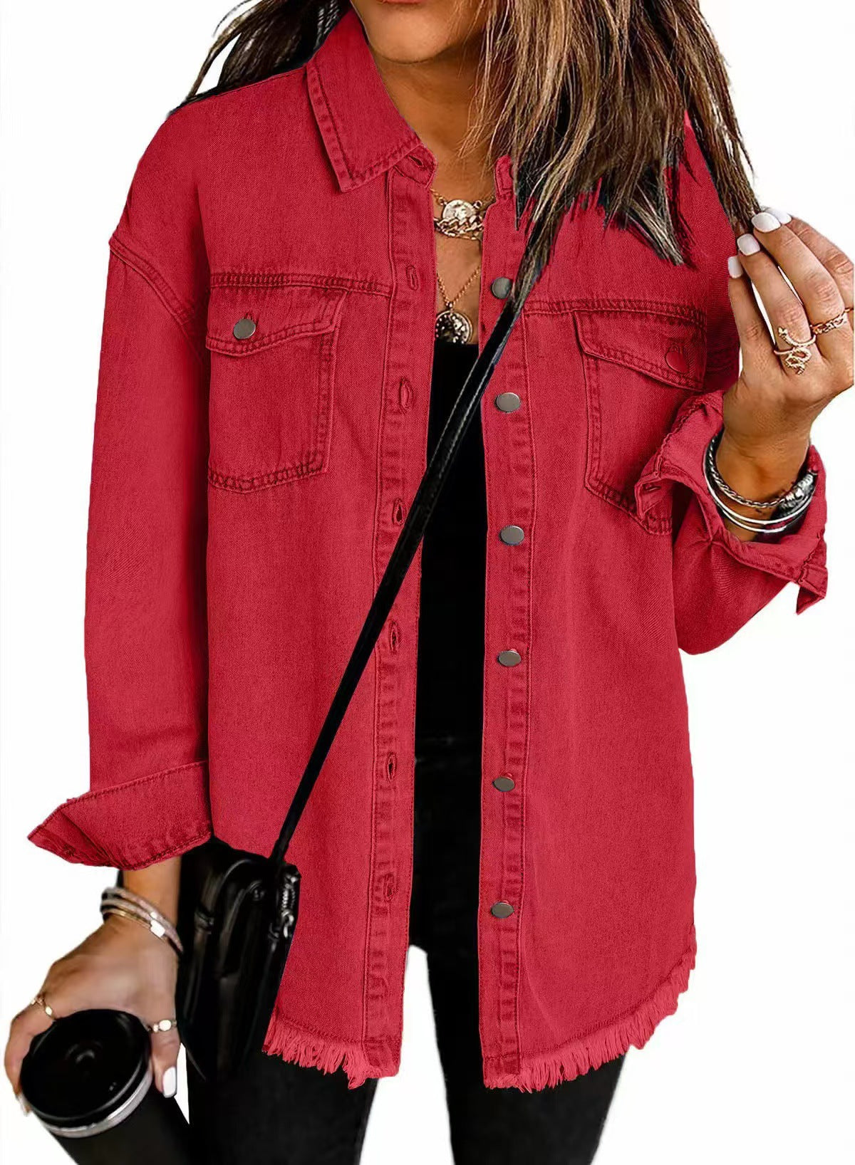 Classic everyday versatile denim jacket for women | ROXANE -7