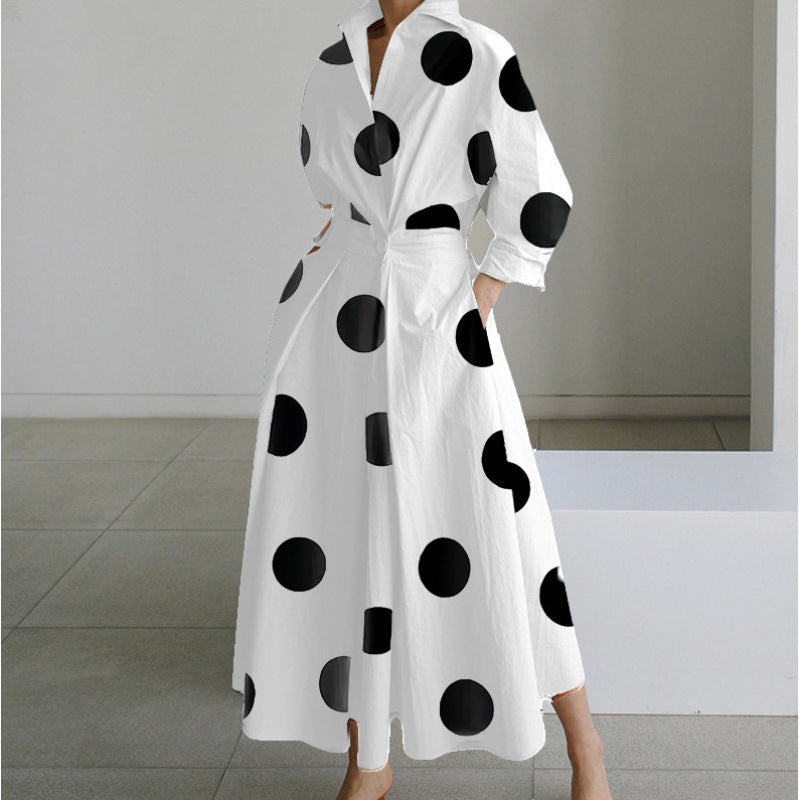 Classic elegant relaxed maxi dress for women | Sofer -12