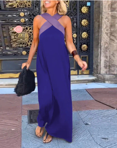 Elegant flowy relaxed dress for women | Delphine -5