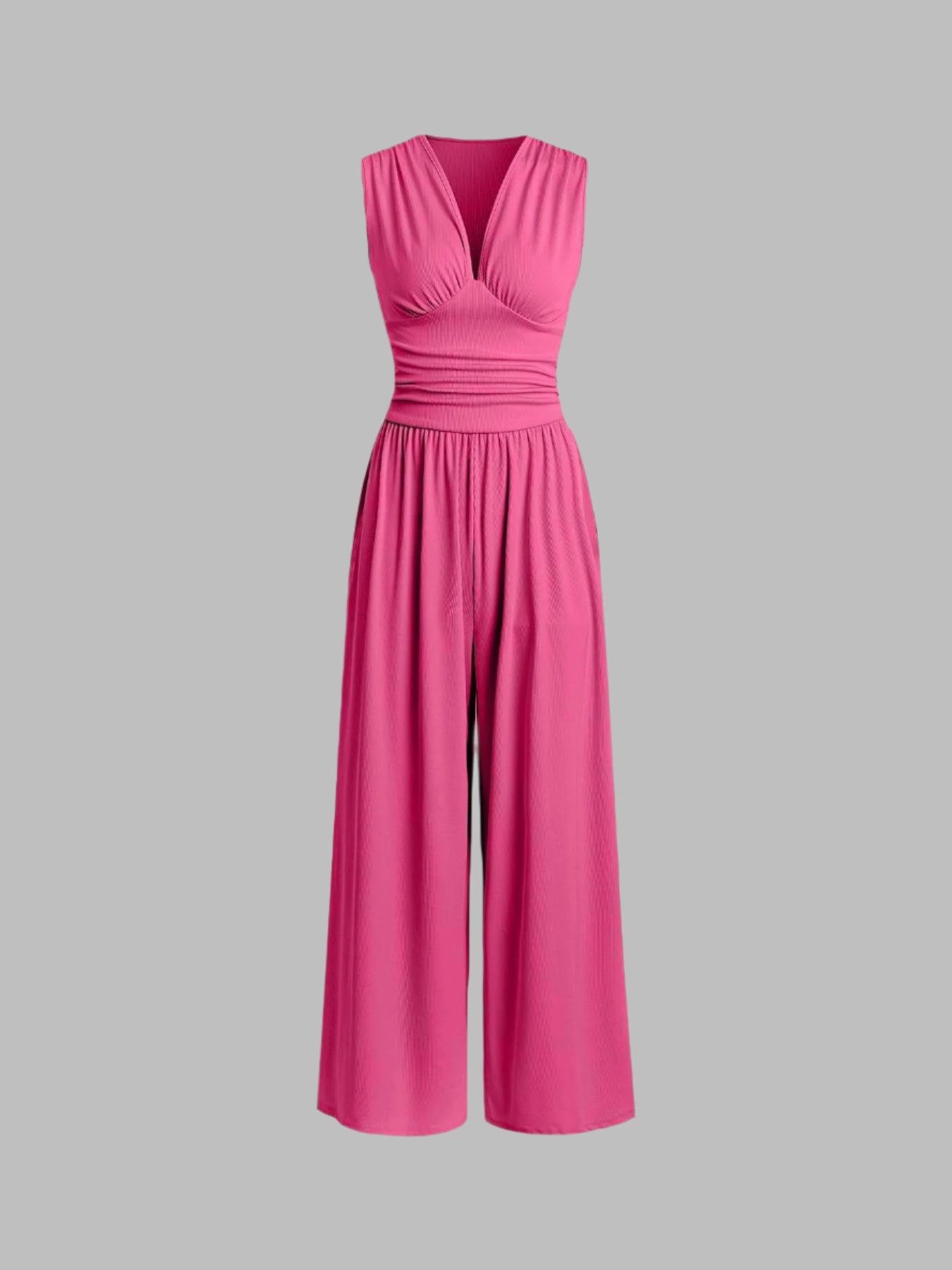 Elegant flowy relaxed jumpsuit for women | Mutya -6