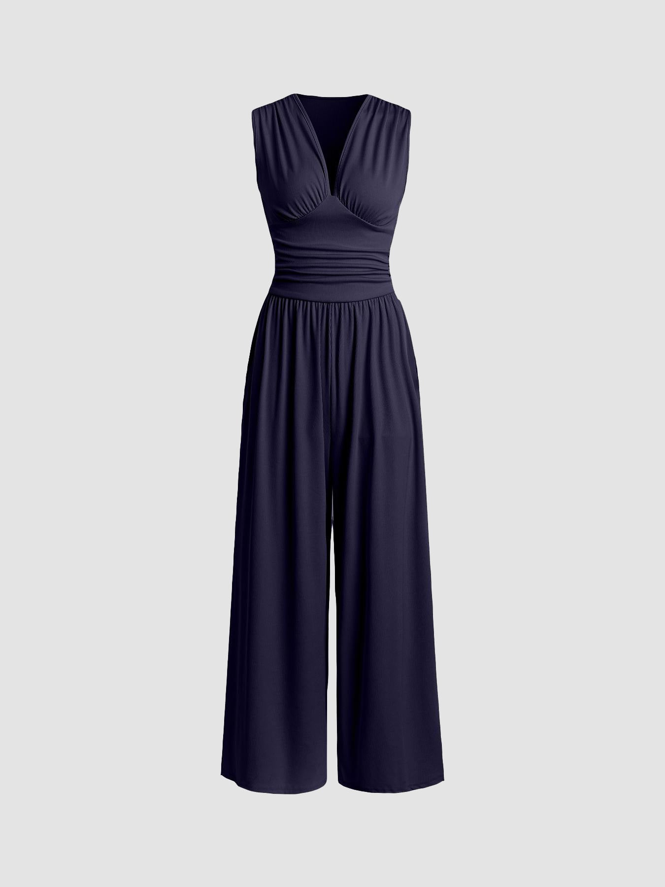 Classic feminine flowy jumpsuit for women | Charity -5