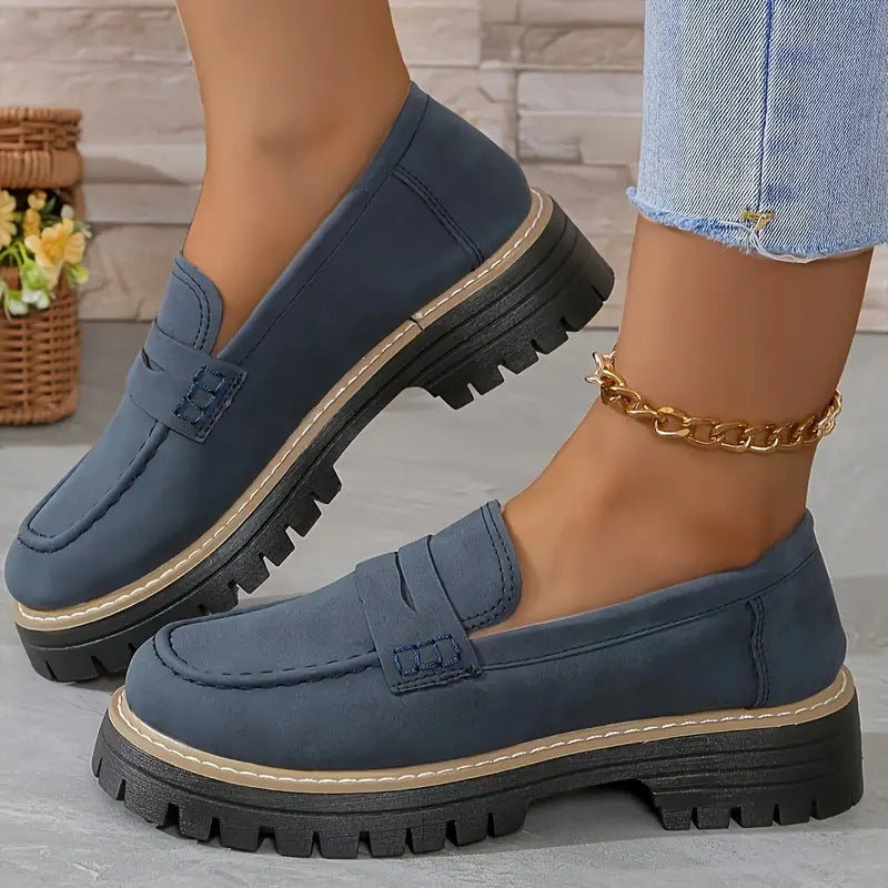 Classic elegant slip-on loafers for women | Fana -3