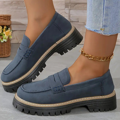 Classic elegant slip-on loafers for women | Fana -3