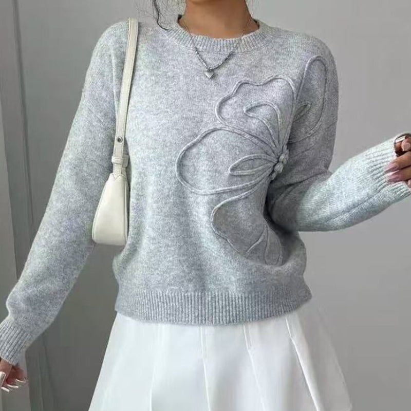 Classic soft relaxed jumper for women -4