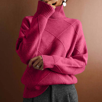 Classic soft ribbed jumper for women | Solenne -13
