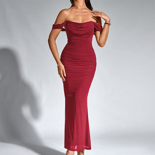 Classic elegant statement evening dress for women | Eunoia -1