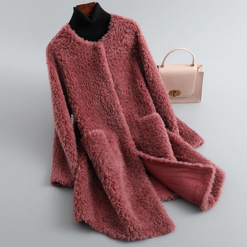 Classic elegant insulated coat for women | Amalia -5