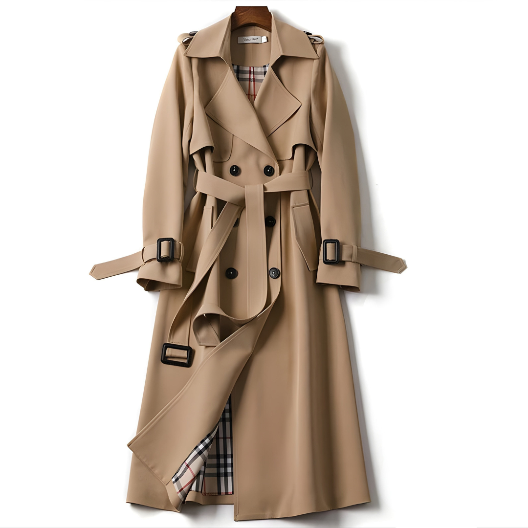 Classic refined everyday trench coat for women -2