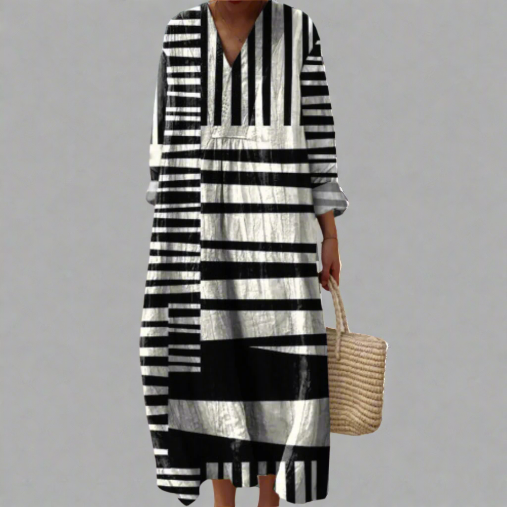 Classic elegant flowy dress for women | Ashlyn -1