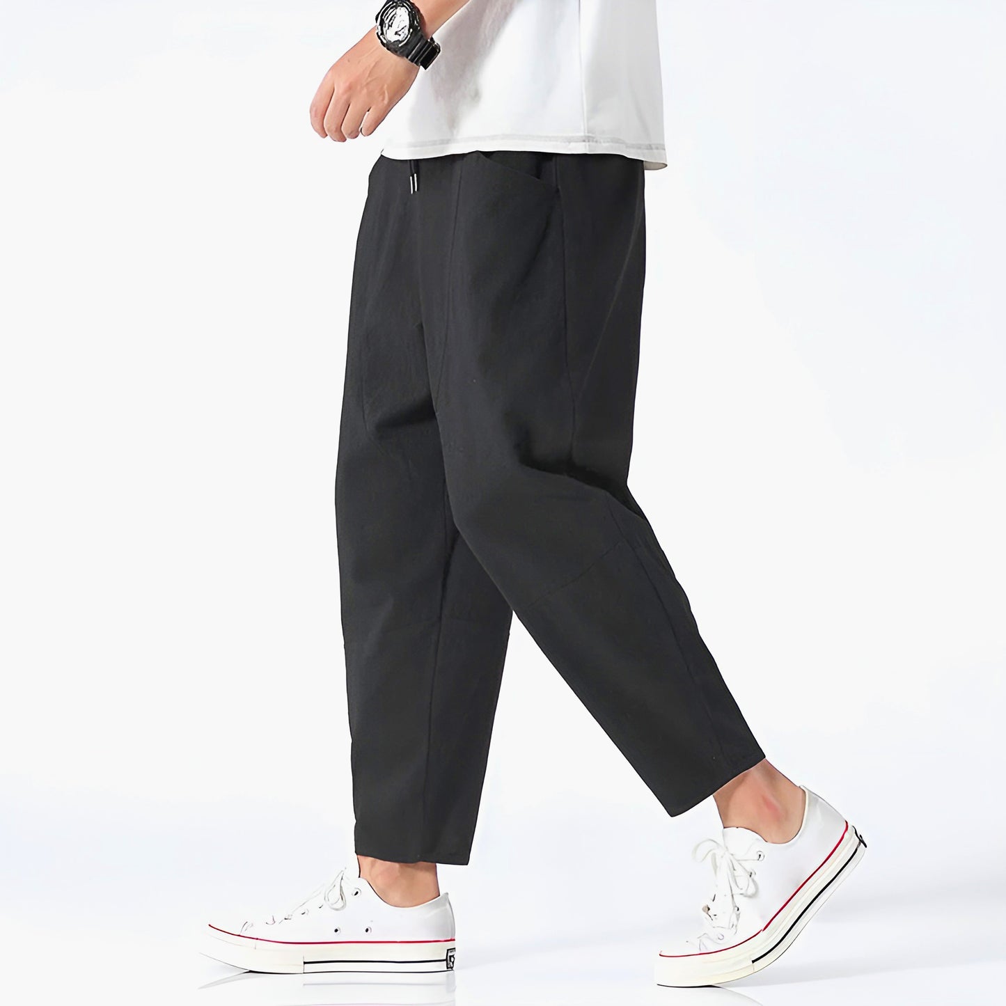 Classic tailored relaxed trousers for men | Urban -12