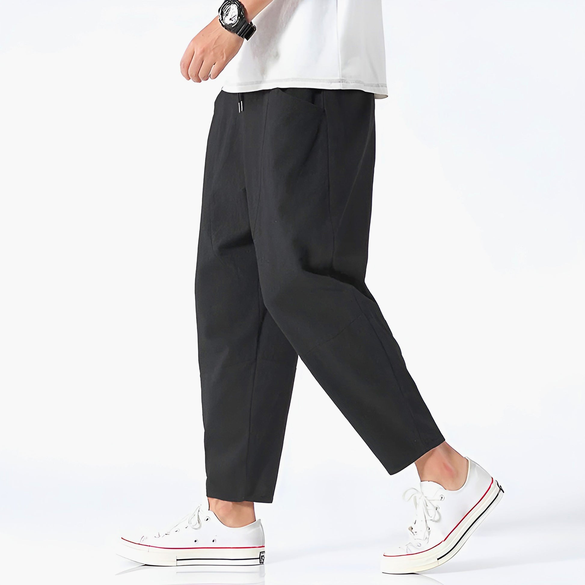 Classic tailored relaxed trousers for men | Urban -12