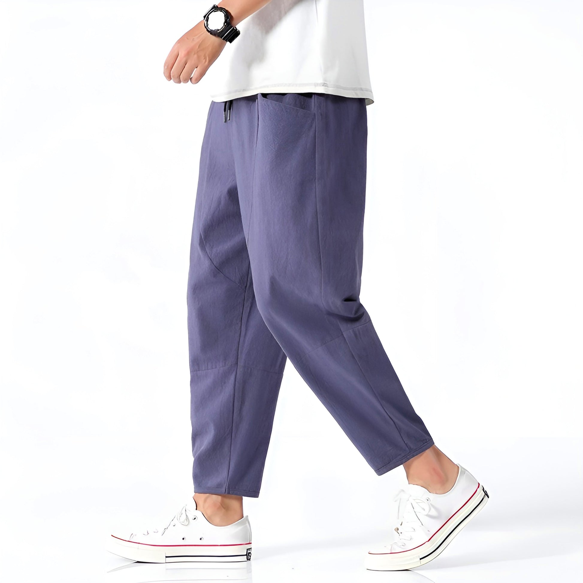 Classic tailored relaxed trousers for men | Urban -1
