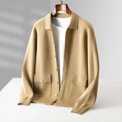 Classic cosy knit cardigan for men | Milano -11