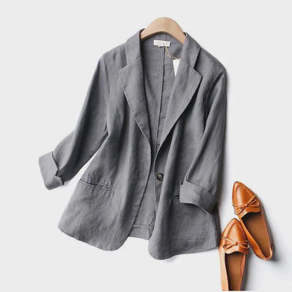 Smart fitted structured blazer for women | Alena -8