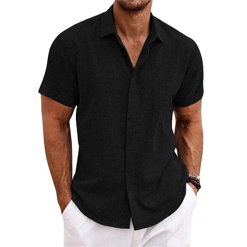 Classic smart casual shirt for men | Luca -4