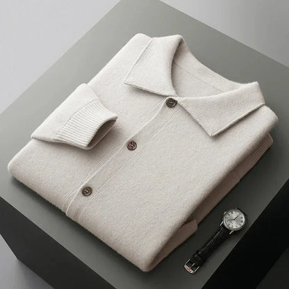 Classic cosy knit cardigan for men | Milano -4