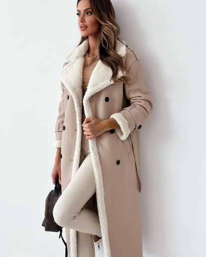Warm tailored insulated coat for women | Monroe -5