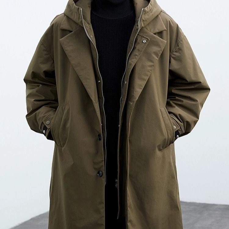 Classic refined longline overcoat for men | Kensington -4
