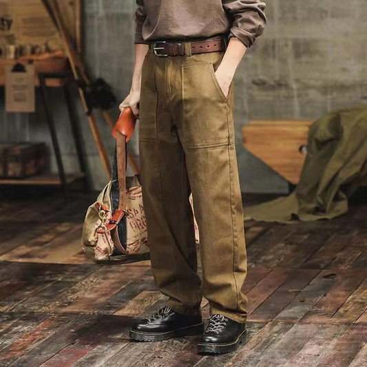 Utility everyday relaxed cargo trousers for women | Ceyric -1