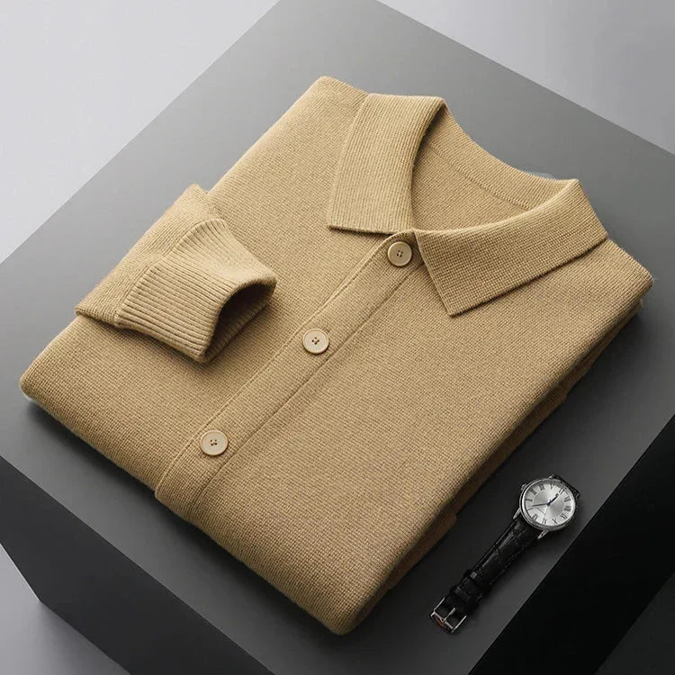Classic cosy knit cardigan for men | Milano -5