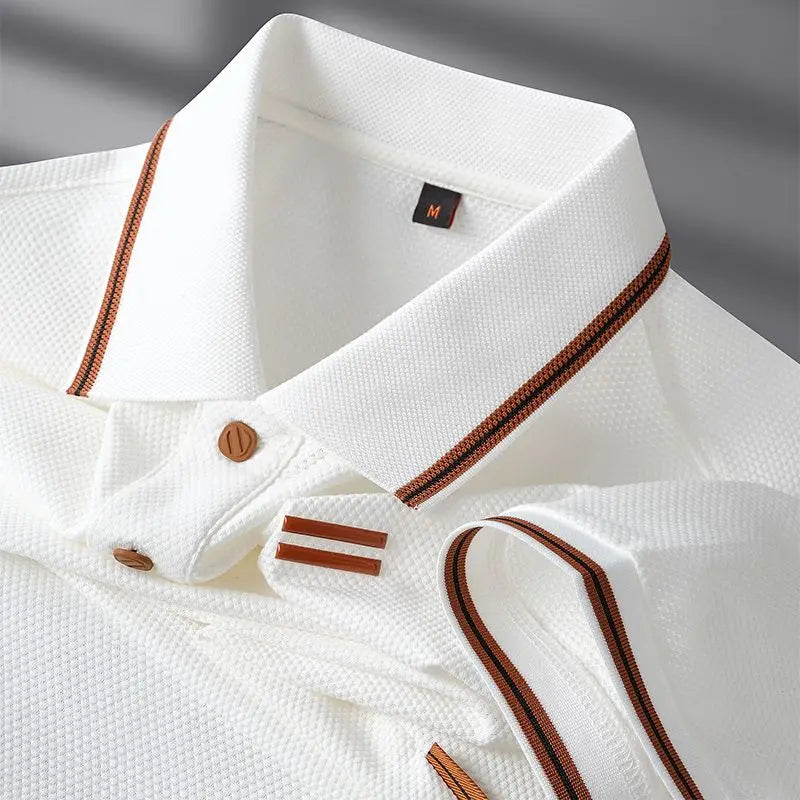 Refined everyday relaxed polo shirt for men | Mason Rae -3