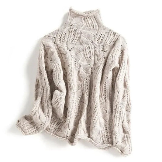 Soft relaxed knit jumper for women | Alora -1